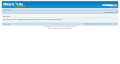 Desktop Screenshot of miracletaste.com