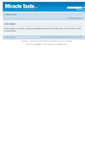 Mobile Screenshot of miracletaste.com
